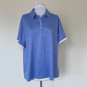 Callaway Women’s Mini Geo Print Golf Polo Size 1X